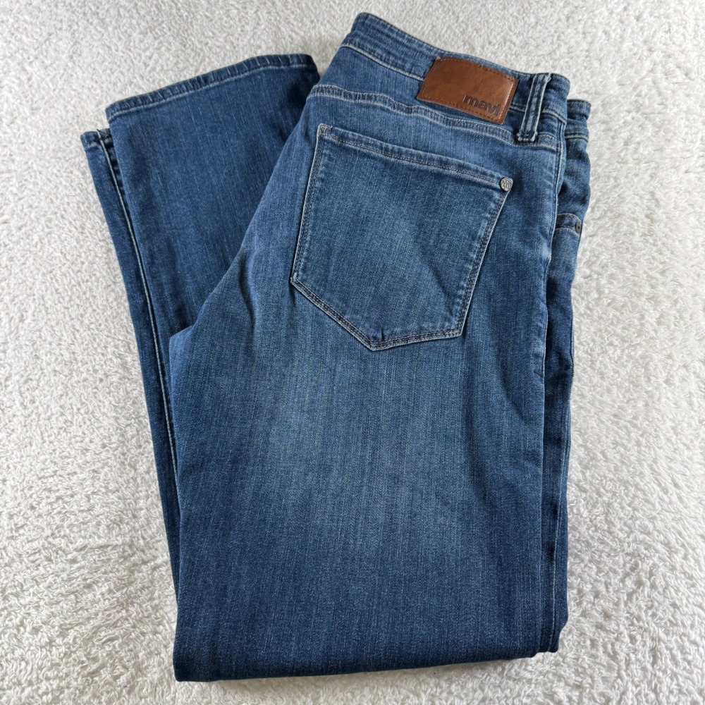 Mavi Zach Straight Leg Jeans Men's 34/30 Medium Wash‎ Casual Work Denim Pants